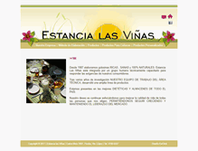 Tablet Screenshot of estancialasvinas.com.ar